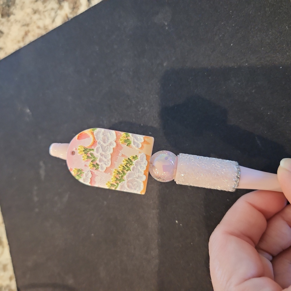 Handmade beaded pen